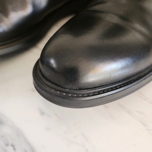 To Boot New York Adam Charleston S1 Black Leather Chelsea Boots Size 13 main image 5